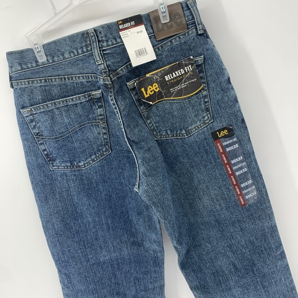 Lee Other - New Men's Lee Denim Jeans Newman Relaxed Fit Straight Leg Blue Size 30 x 32